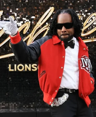 Wale Michael Movie Premiere Varsity Jacket