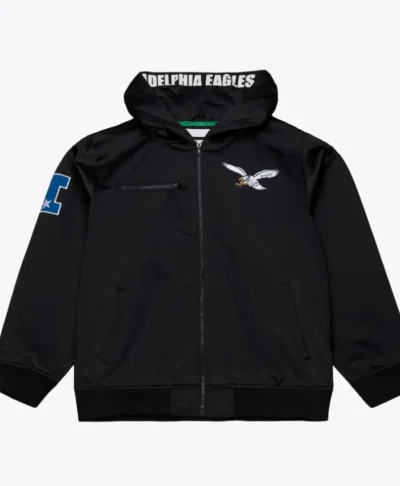 Walk The Tunnel Philadelphia Eagles Black Hooded Jacket