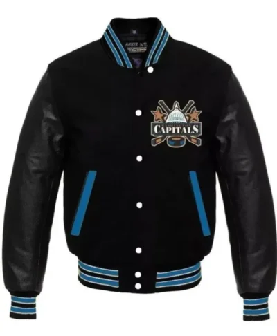 Washington Capitals Varsity Black Jacket