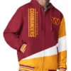 Washington Commanders Retro Color Block Hooded Full Zip Jacket