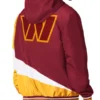 Washington Commanders Retro Color Block Hooded Full Zip Jacket