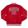 Washington State Cougars Arched Red Bomber Jacket