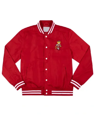 Washington State Cougars Arched Red Bomber Jacket