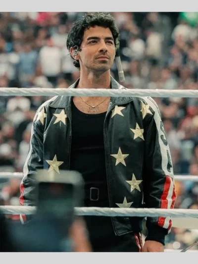 WrestleMania 42 Joe Jonas USA Leather Jacket