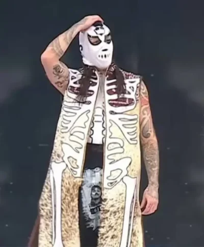 WrestleMania Dominik Mysterio Skeleton Coat