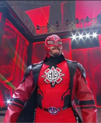WrestleMania Rey Mysterio Deadpool Red Jacket