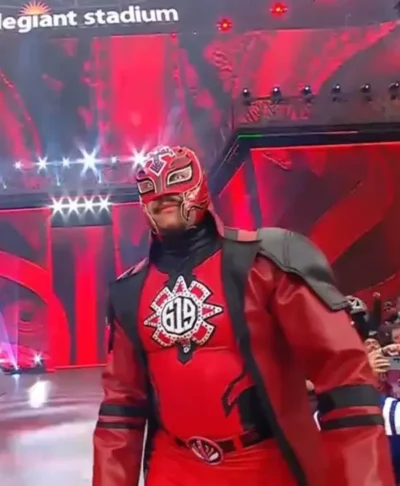 WrestleMania Rey Mysterio Deadpool Red Jacket