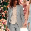 Zendaya Euphoria S03 Formal Suit Outfit