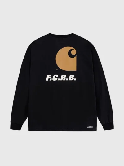 black F.C.Real Bristol x Carhartt WIP Pocket Long-Sleeve T-Shirt