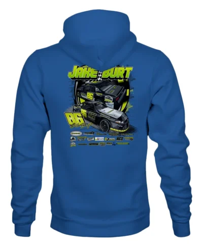 blue Jake Burt Hoodies