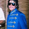 blue military jacket