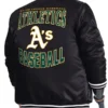 buy Athletics Starter Black Adaptive Full-Snap Varsity Jacket