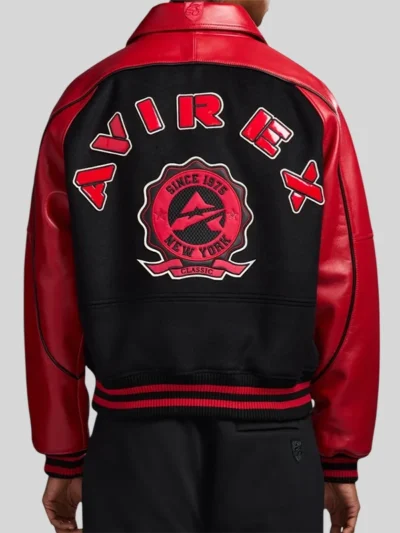 buy Avirex Classic Leather Varsity Jacket