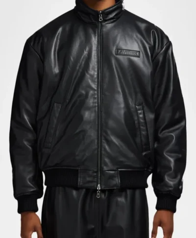 buy Avirex Reversible Nylon to Napa Leather Track Jacket