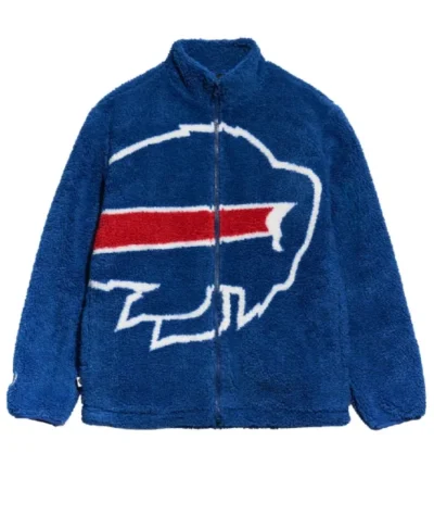 buy Buffalo Bills Chalk Line Big Logo Sherpa Jacket