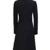 buy Carol Womens Black Double Breasted Wool Coat