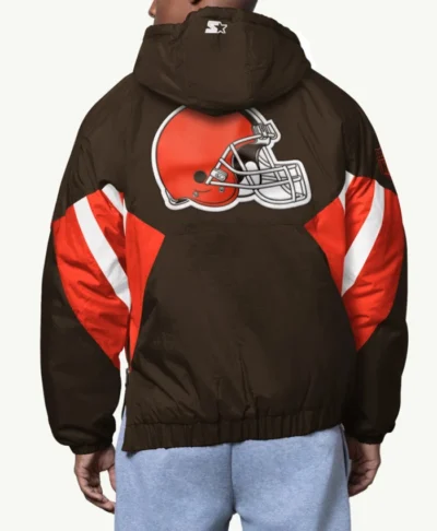 buy Cleveland Browns Classic Breakaway Pullover Hooded Jacket