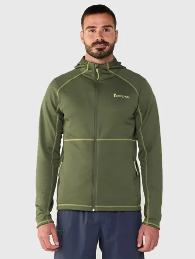 buy Cotopaxi Tempa Fleece Hooded Green Jacket