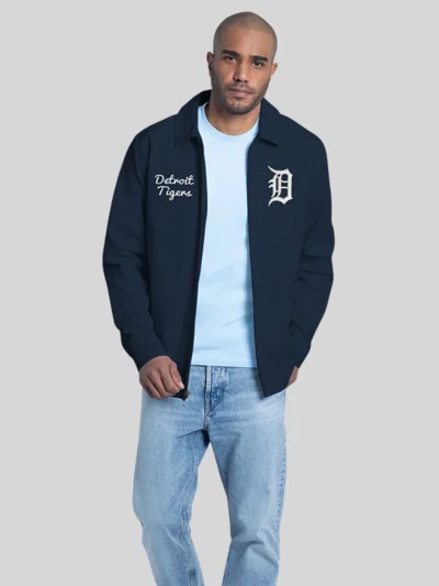 buy Detroit Tigers Franchise Navy Varsity Jacket