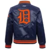 buy Detroit Tigers Lightweight Satin Varsity Jacket