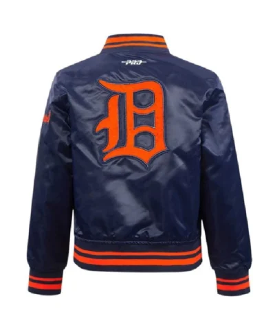 buy Detroit Tigers Lightweight Satin Varsity Jacket