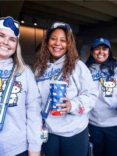 buy Dodgers Hello Kitty Hoodie