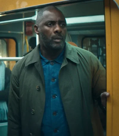 buy Hijack S02 Idris Elba Green Coat