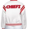 buy Kansas City Chiefs White Full Count Satin Jacket