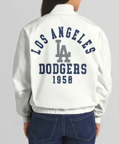 buy LA Dodgers Black White Jacket
