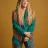 buy Lainey Wilson Keepin Country Cool Green Fringe Blazer