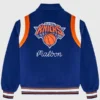 buy Malbon x Knicks The Garden Varsity Jacket