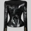 buy Mary J Blige CBS Mornings Black Leather Jacket
