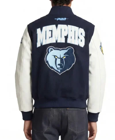 buy Memphis Grizzlies City Arch Black Varsity Jacket
