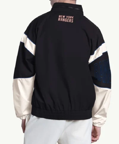 buy NY Rangers The Gust Cotton Varsity Jacket