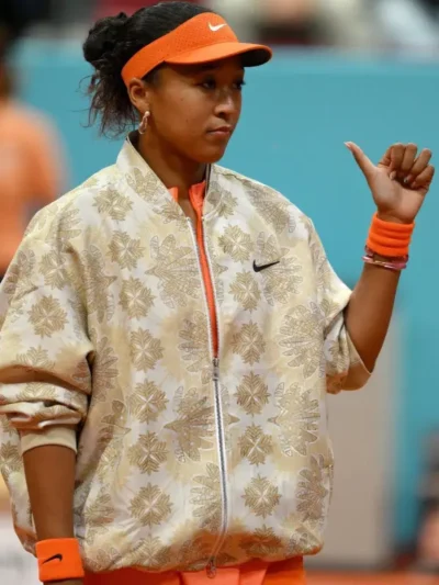 buy Naomi Osaka Gold Nike Bomber Jacket