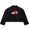 buy Philadelphia Phillies Cropped Mechanic Black Jacket