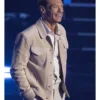 buy Ryan Seacrest American Idol Beige Suede Jacket