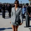 buy Shay Mitchell Dior Fall 2026 Houndstooth Blazer