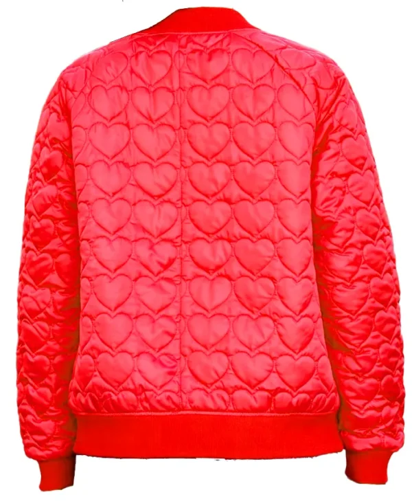 buy Valentine Day Heart Quilted Jacket