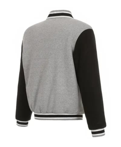 buy Varsity Detroit Lions Grey And Black Wool Jacket