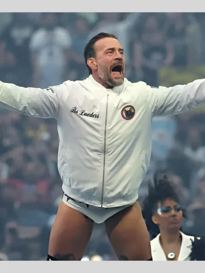 buy WrestleMania 42 CM Punk White Jacket