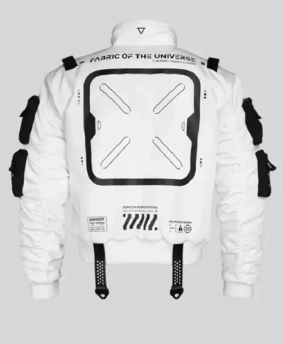 buy XB-04 White Short Bomber Jacket