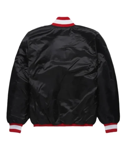 buy now Black San Francisco 49ers Blackout Full-Snap Satin Jacket