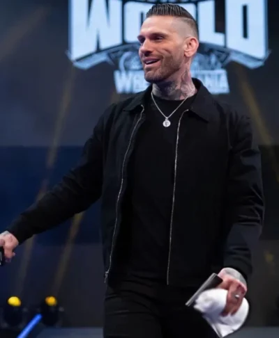 buy now Corey Graves WWE World Opening Street Fighters Event Jacket
