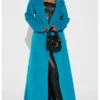 buy now Karla Mosley Beyond the Gates Blue Trench Coat