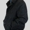buy now Men’s Astrakhan Black Bomber Jacket