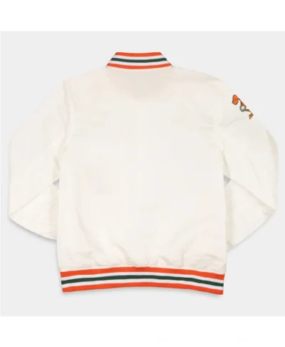 buy now Miami Hurricanes Whiteout Bomber Jacket
