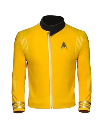 buy now Star Trek Captain Christopher Pike Yellow Jacket