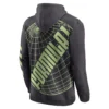 grey Formula 1 Globe Back Print Overhead Hoodie