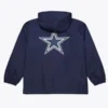 order Dallas Cowboys Coaches Navy Windbreaker Hooded Jacket